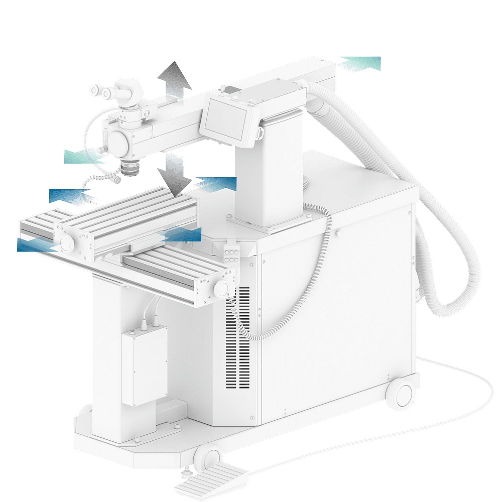 Перемещение осей LRS Automatic